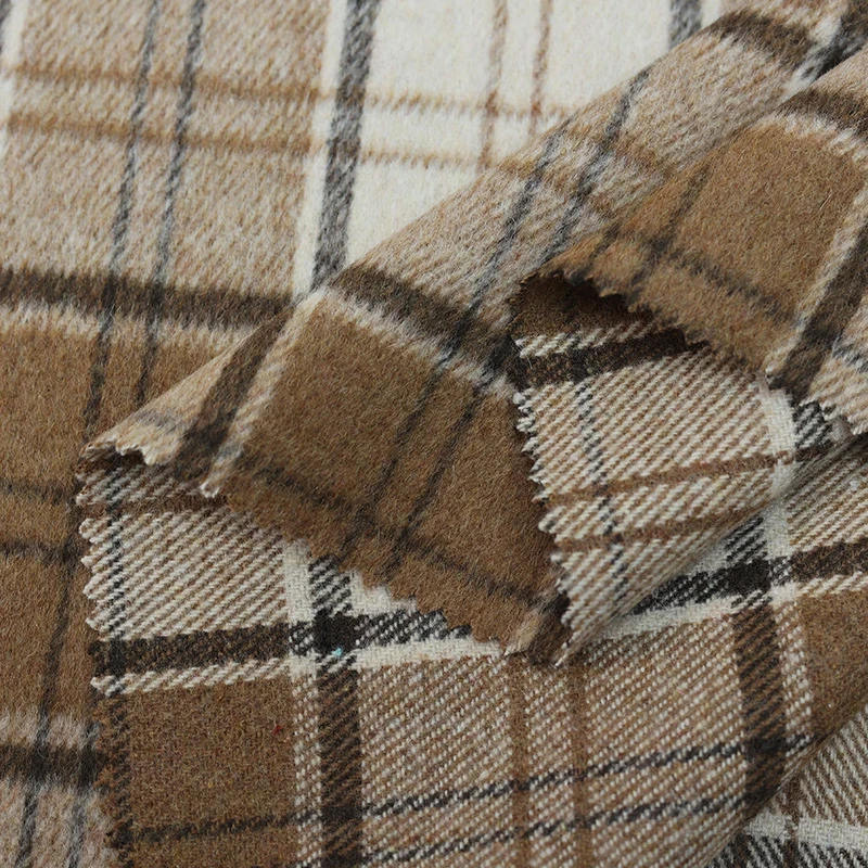 Winter Clothing Women'S - 100x148cm 부드러운 두꺼운 빈티지 울 격자