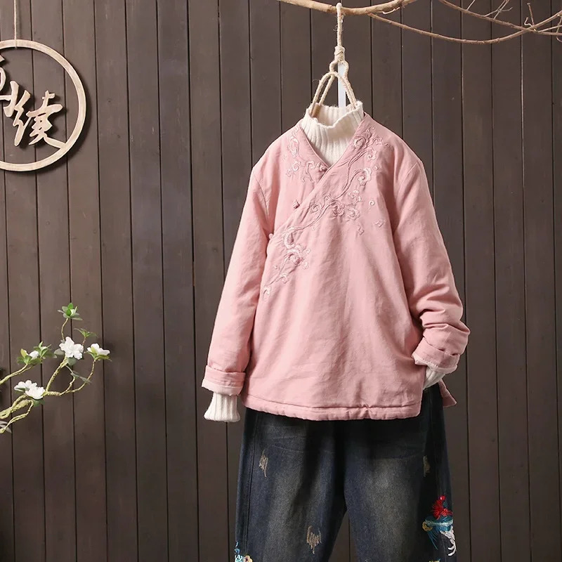 Winter Clothing Youtube - 스타일 의류 여성 치파오 탑 가을