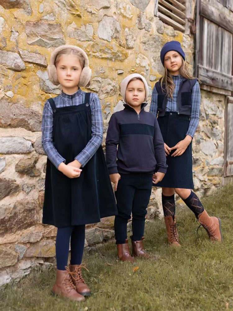 Winter Clothing For Kids - AP 2025 AW 코듀로이 컬렉션 네이비