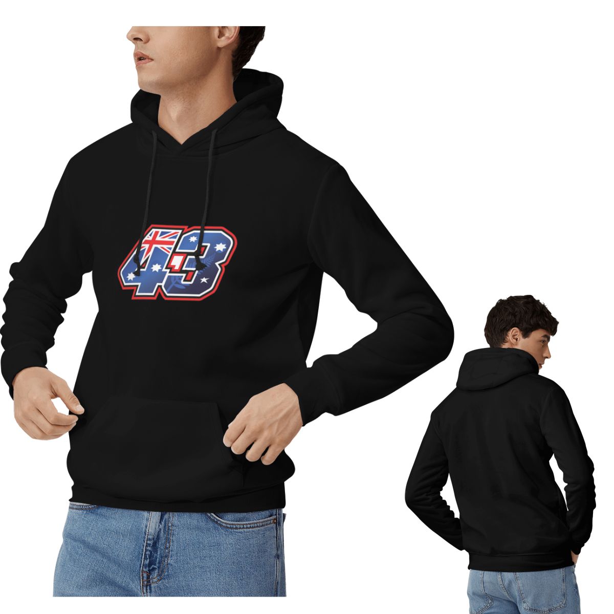 Winter Clothing Australia - 잭 밀러 넘버 43 호주 후드티