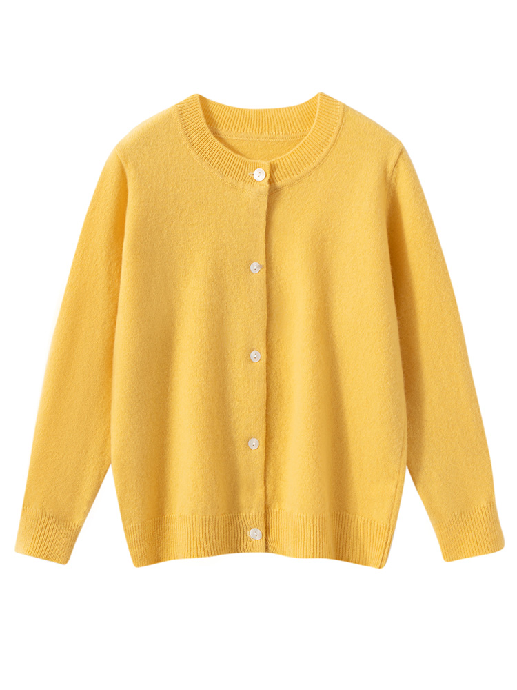 Winter Clothing For Kids - 어린이용 울 스웨터 O넥 가디건 가을