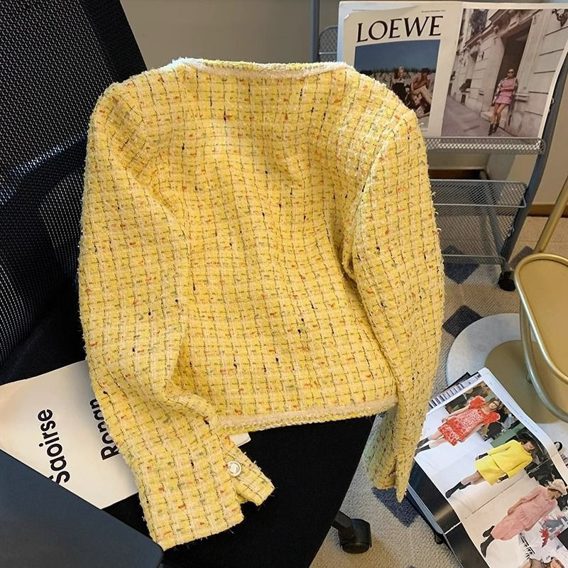 Women Jacket Spring Autumn New - Yellow Winter Clothing 리뷰 및 가격