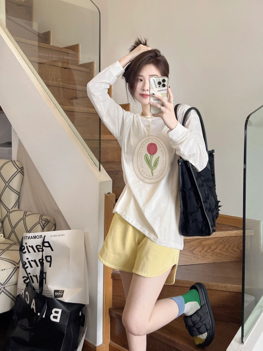 여성용 스웨트셔츠 빈티지 의류 아트 스플라이스 브라운  - Yellow Winter Clothing 리뷰 및 가격
