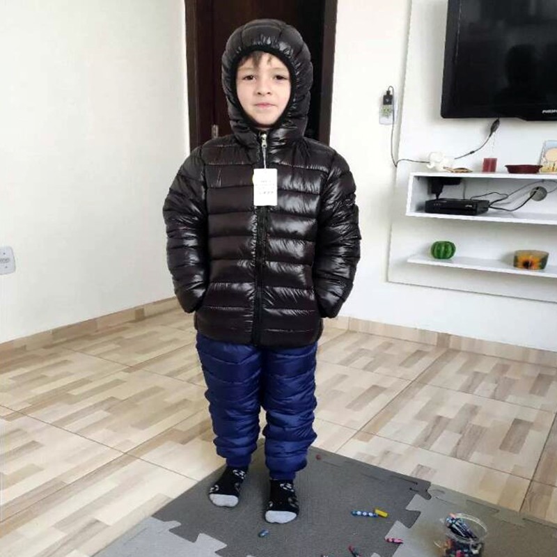 아동용 후드 경량 다운 재킷, 소년 소녀 코트, 십대  - Winter Clothing For Kids 리뷰 및 가격