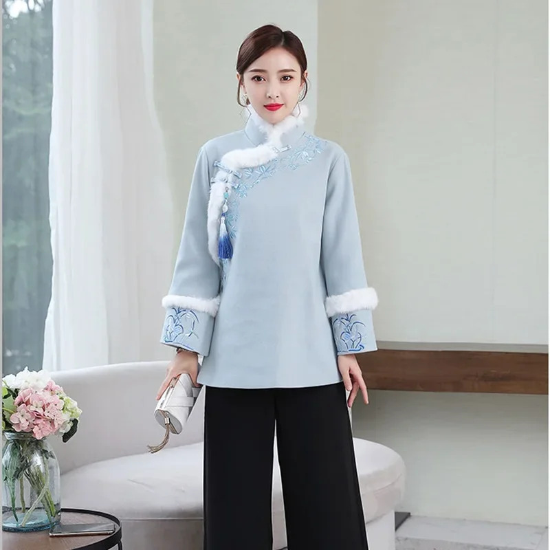 2026 Cheongsam 탑 여성용 새해 옷 긴 소매 - Winter Clothing Youtube 리뷰 및 가격