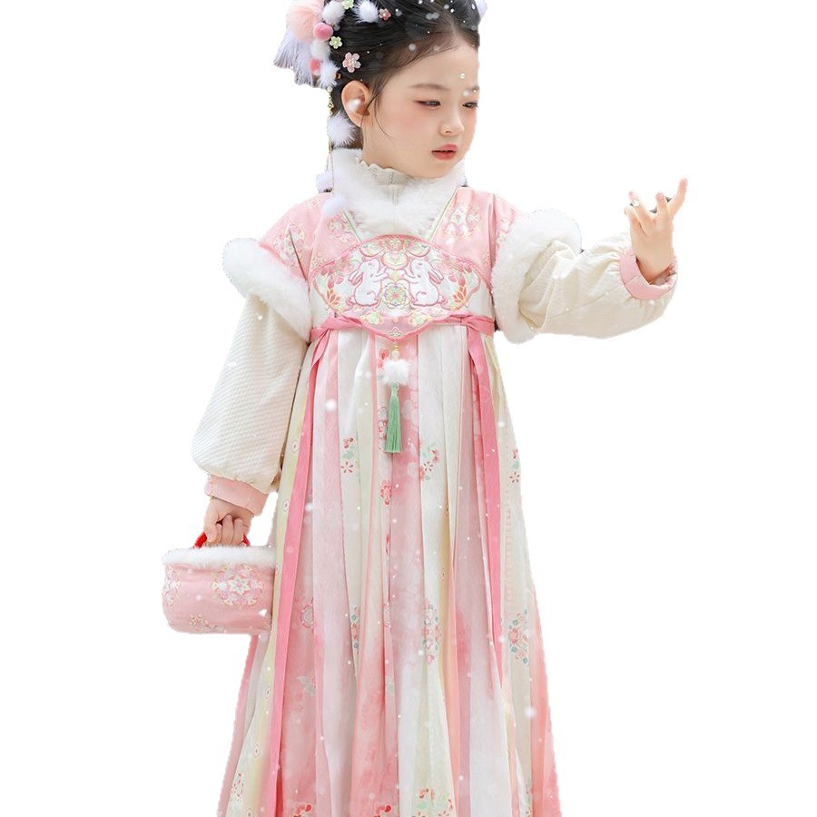 2025 소녀 요정 한복 어린이 겨울 따뜻한 자수 탕복 - Winter Clothing For Kids 리뷰 및 가격