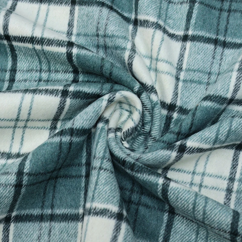 100x148cm 부드러운 두꺼운 빈티지 울 격자 무늬 - Winter Clothing Women'S 리뷰 및 가격