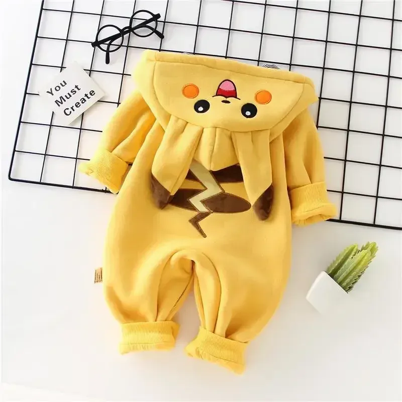 만화 포켓 몬스터 아기 잠옷 신생아 귀여운 겨울 긴팔  - Winter Clothing For Kids 리뷰 및 가격