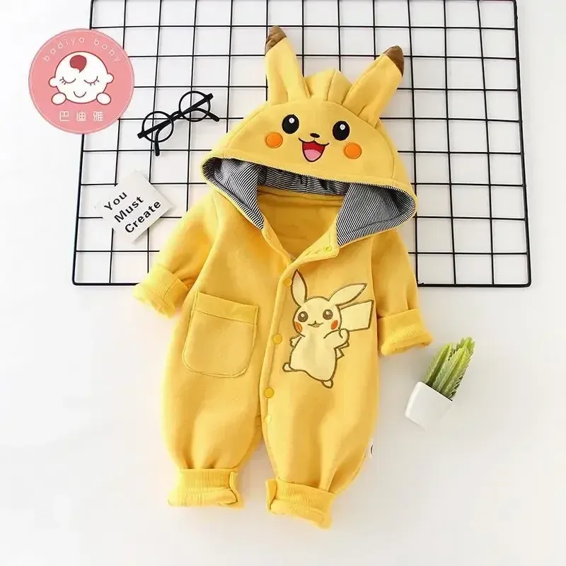 만화 포켓 몬스터 아기 잠옷 신생아 귀여운 겨울 긴팔  - Winter Clothing For Kids 리뷰 및 가격
